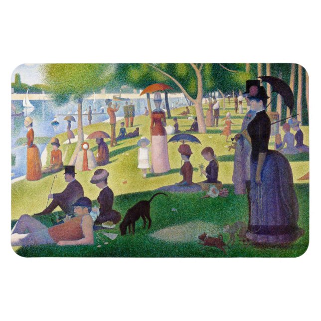 Magnet Flexible Georges Seurat - Un dimanche après-midi à l'Île de (Horizontal)