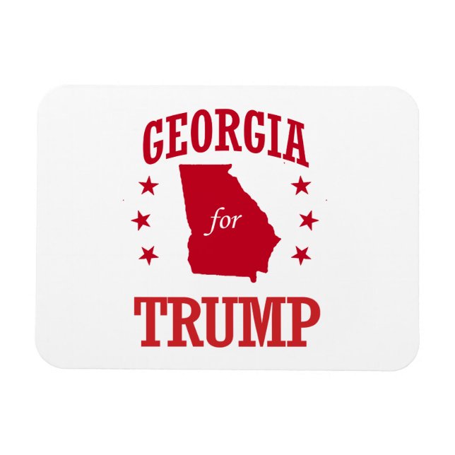 MAGNET FLEXIBLE GÉORGIE POUR DONALD TRUMP (Horizontal)
