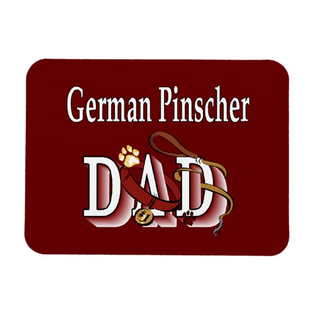 Magnet Flexible German Pinscher Papa (Horizontal)