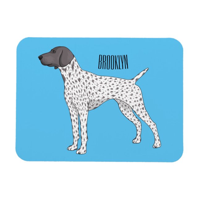 Magnet Flexible German Shorthred Pointer dog (Horizontal)