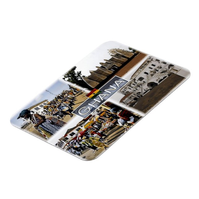 Magnet Flexible Ghana - Mosaic - (Côté Gauche)