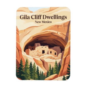Magnet Flexible Gila Cliff Dwellings National Monument États-Unis