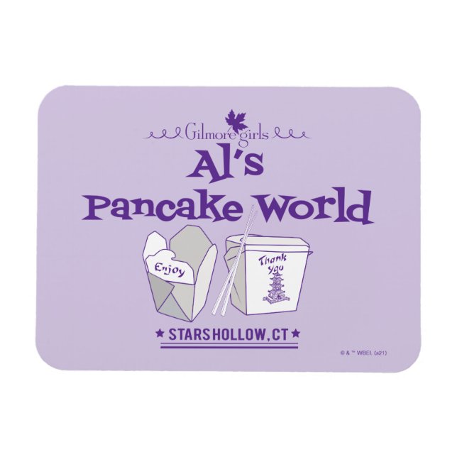 Magnet Flexible Gilmore Girls| Al's Pancake World (Horizontal)
