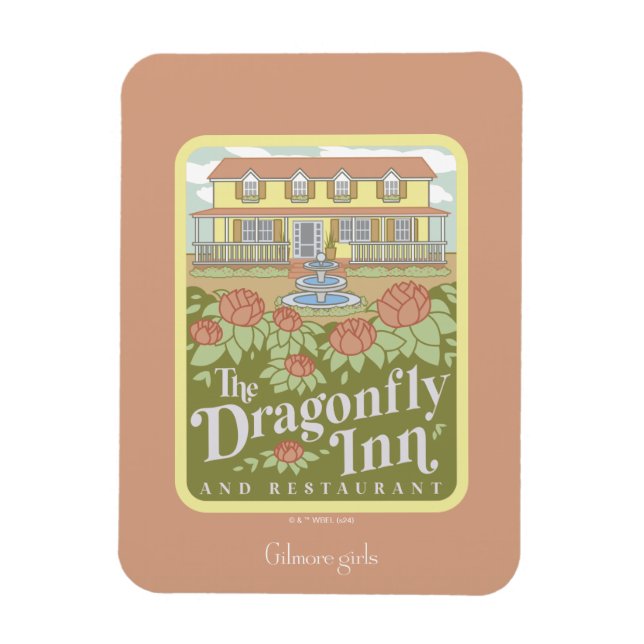 Magnet Flexible Gilmore Girls | Le Dragonfly Inn & Restaurant (Vertical)