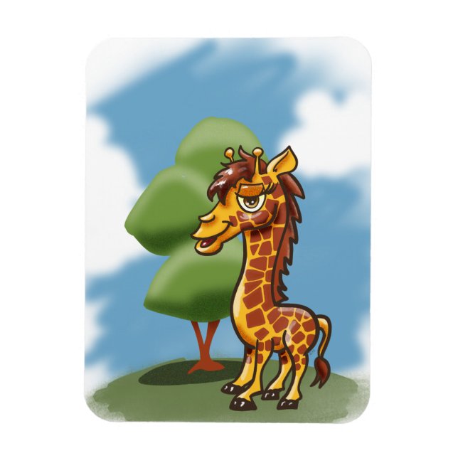 Magnet Flexible Giraffe (Vertical)
