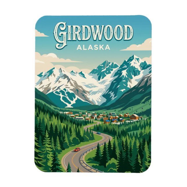 Magnet Flexible Girdwood États-Unis (Vertical)