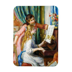 Magnet Flexible Girls at the Piano Pierre Auguste Renoir painting