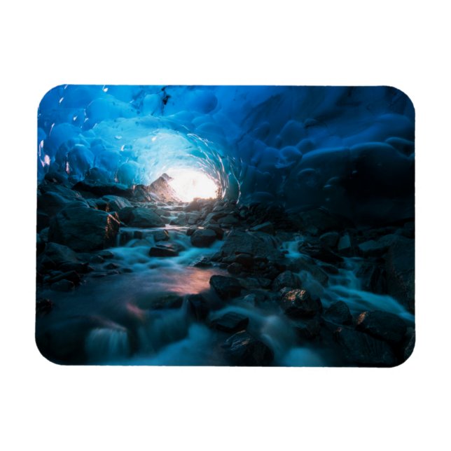 Magnet Flexible Glace et neige | Glacier Mendenhall, Juneau, Alask (Horizontal)