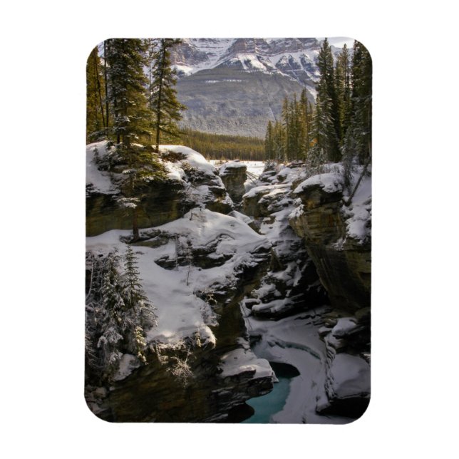 Magnet Flexible Glace et neige | Parc national Jasper Alberta, Can (Vertical)