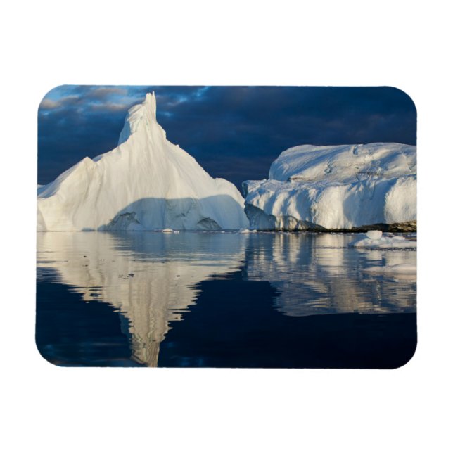 Magnet Flexible Glacier de Jakobshavn Baie Disko Ilulissat, Groenl (Horizontal)