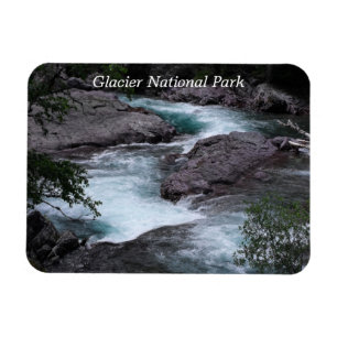 Magnet Flexible Glacier National Park Stream Photo
