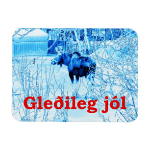 Magnet Flexible Gleðileg Jól - Oie urbaine