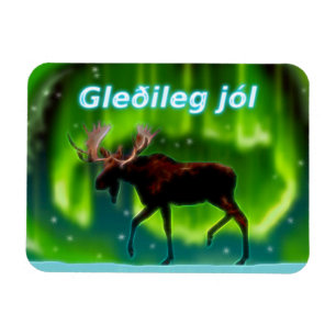 Magnet Flexible Gleðileg jól - orignal auriculaire