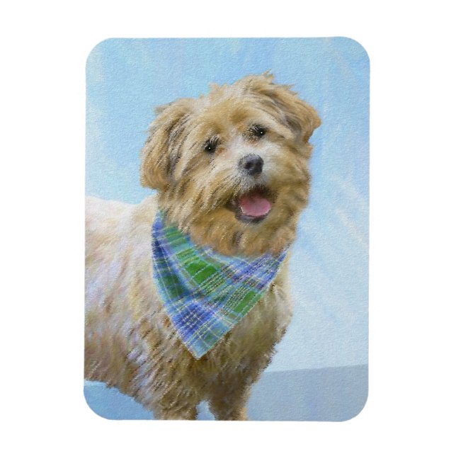 Magnet Flexible Glen of Imaal Terrier Peinture - Art original Chie (Vertical)