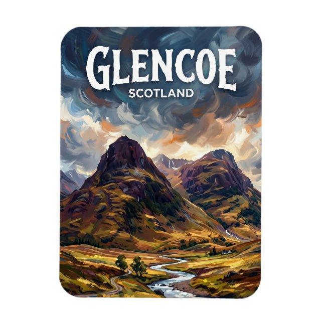 Magnet Flexible Glencoe Écosse (Vertical)