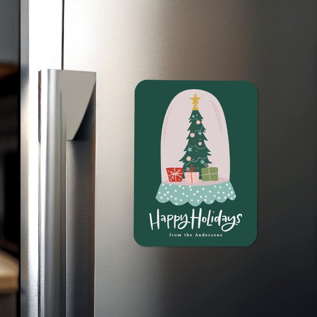 Magnet Flexible Globe de neige lunaire - Vacances non photo (Créateur téléchargé)