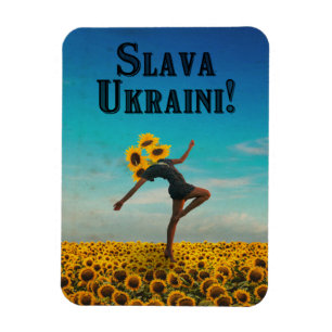 Magnet Flexible Gloire à l'Ukraine ! Slava Ukraini !
