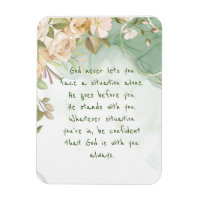 God With You Never Alone Support Comfort Flowers