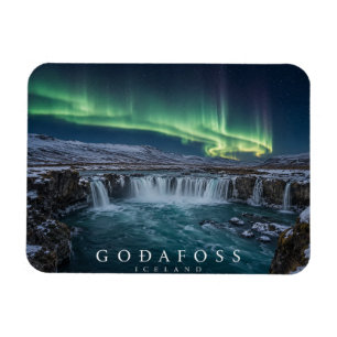 Magnet Flexible Godafoss Aurores Boréales