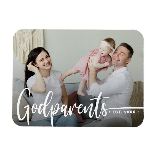 Magnet Flexible Godparents garde photo moderne (Horizontal)