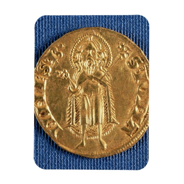 Magnet Flexible Gold coin, St. John the Baptist, 16e century (Vertical)
