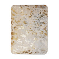 Gold Cowhide Print Metallic