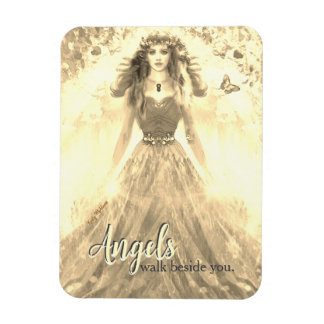 Magnet Flexible Gold Light Angel - Angels Marcher À Côté De Vous C