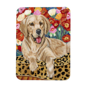 Magnet Flexible Golden Boy Retriever
