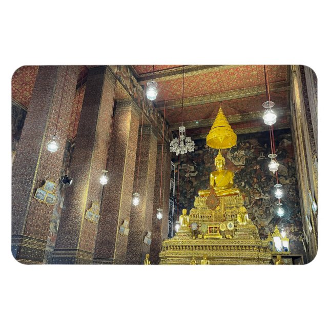 Magnet Flexible golden buddha wat pho (Horizontal)