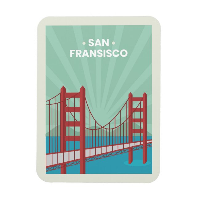 Magnet Flexible Golden Gate (Vertical)