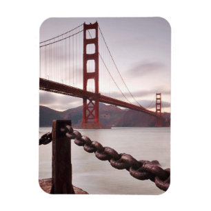 Magnet Flexible Golden gate bridge contre des montagnes