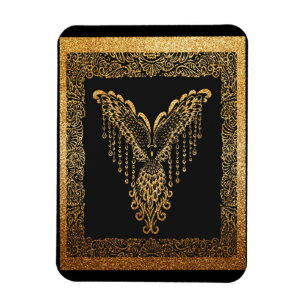 Magnet Flexible Golden Phoenix Elégance