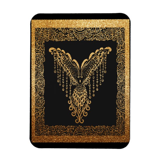 Magnet Flexible Golden Phoenix Elégance (Vertical)