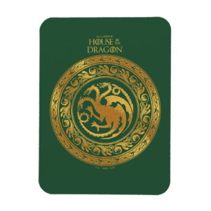 Magnet Flexible Golden Targaryen Crest