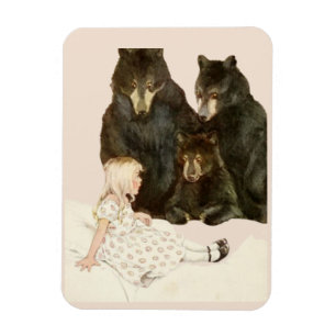 Magnet Flexible Goldilocks & the 3 Bears Vintage