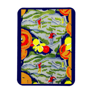 Magnet Flexible golf et fleurs