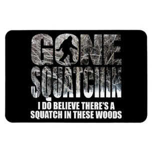 Magnet Flexible Gone Squatchine **Special Winter Edition**