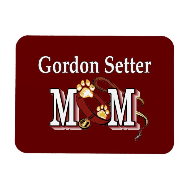 Magnet Flexible Gordon Setter Les Cadfts Maman (Horizontal)