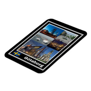 Magnet Flexible Göteborg - Suède - Mosaic -