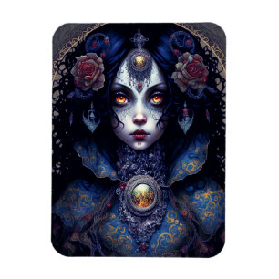Magnet Flexible Goth Lady Imaginaire gothique Art