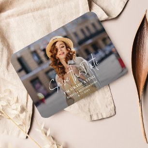 Magnet Flexible Grad Photo Grad Graduation 2025 Enregistrer la dat