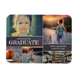 Magnet Flexible Graduation de la maternelle Photo Collage Faire-pa