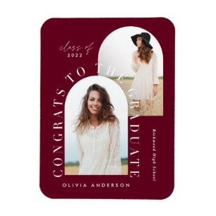 Magnet Flexible Graduation géométrique moderne multi photo arch