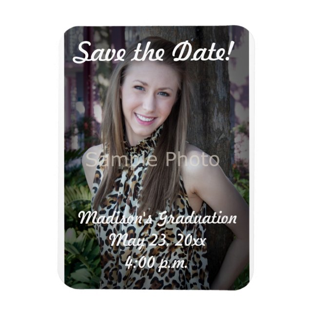 Magnet Flexible Graduation personnalisée Enregistrer la date Magne (Vertical)
