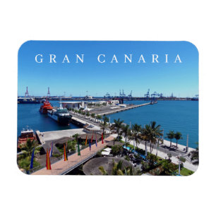 Magnet Flexible Gran Canaria Las Palmas port vue réfrigérateur aim