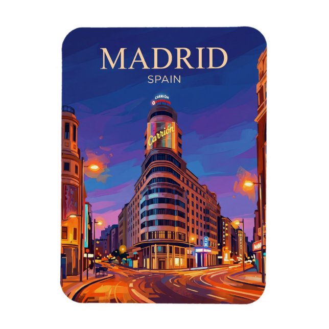Magnet Flexible Gran Vía Espagne (Vertical)