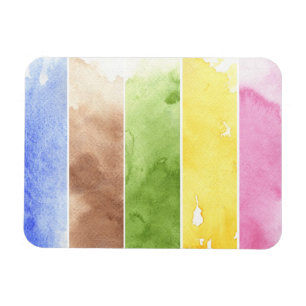 Magnet Flexible grand arrière - plan d'aquarelle - peintures