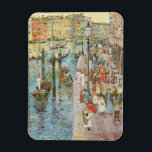 Magnet Flexible Grand Canal, Venise par Maurice Prendergast<br><div class="desc">Le Grand Canal de Venise (1898/1899) de Maurice Prendergast est un post impressionnisme vintage de peinture marine aquarelle d'art. Maisons et maisons à l'architecture italienne traditionnelle le long du canal vénitien. Un paysage marin avec les célèbres canaux et un paysage urbain à Venise, Italie. Une foule de gens se promène...</div>