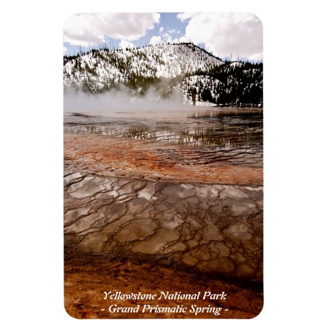 MAGNET FLEXIBLE GRAND PRISMATIC SPRING DANS LE PARC YELLOWSTONE (9 (Vertical)