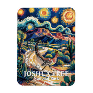 Magnet Flexible Grand Roadrunner de Joshua Tree Nuit Van Gogh sur
